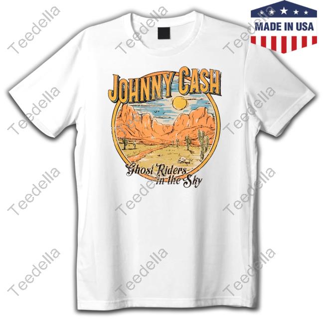 Zach Wearing Johnny Cash Ghost Riders In The Sky T Shirts